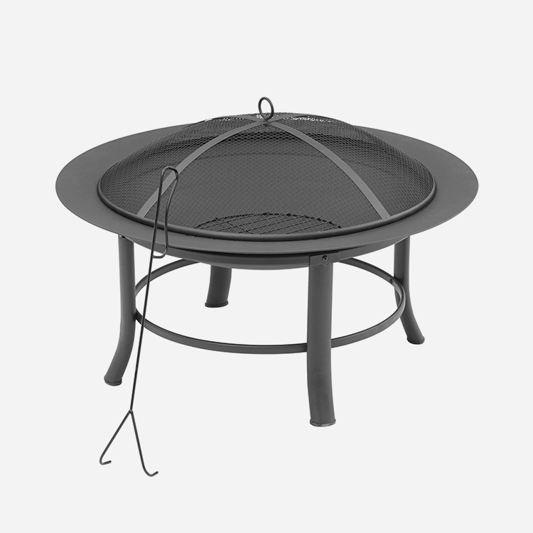 28 '' Круглый деревянный сжигающий патио патио Firebowl