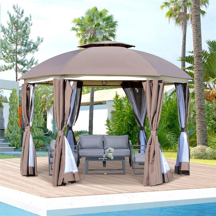 Круглая беседка патио 12 x 12 футов